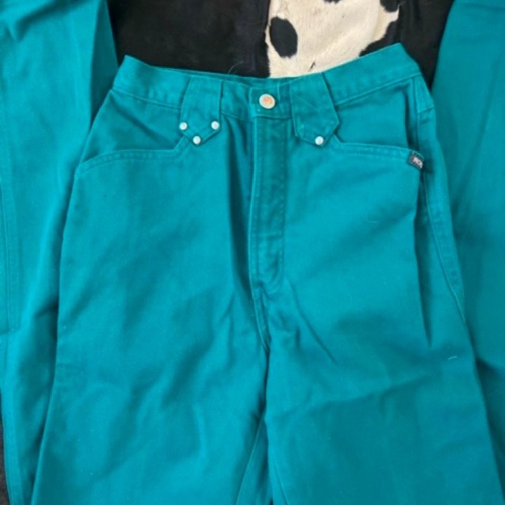 Vintage Turquoise/Teel Rockies Jeans
